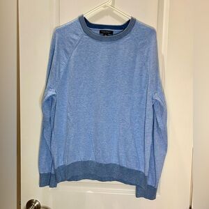 Banana Republic Men’s Sweater 100% Supima Cotton Sky Blue Pullover Size Large